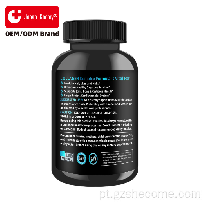 Shecome Collagen Joints Health Cápsulas de colágeno para pele
